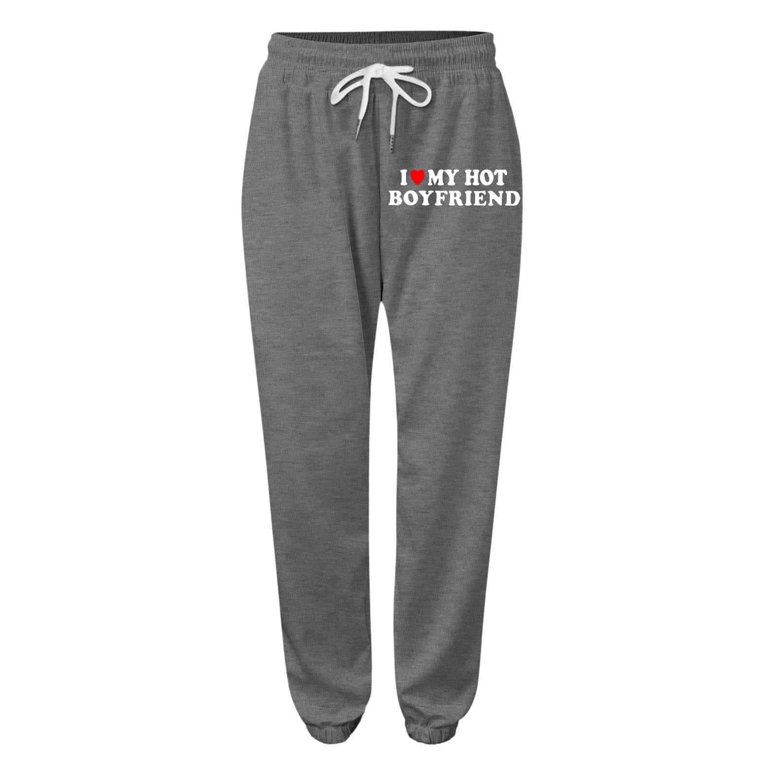 thumbnail image 4 of Pantalones de chándal anchos y rectos con forro polar para mujer - Pantalones de yoga de cintura alta con bolsillos para hacer ejercicio/uso informal (S-XXL), 4 of 4